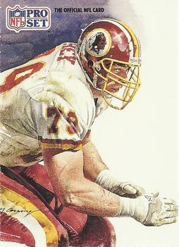 Jim Lachey Washington Redskins 1991 Pro set NFL #381